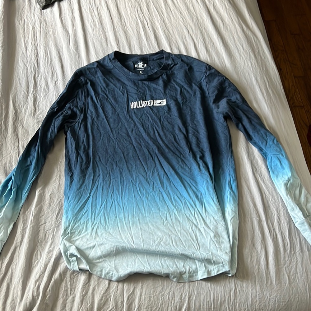 hollister small ombré long sleeve tee